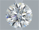 Natural Diamond 0.50 Carats, Round with Excellent Cut, I Color, VVS1 Clarity and Certified by GIA