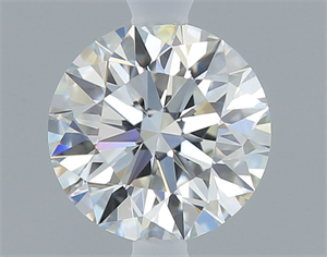 Picture of Natural Diamond 0.50 Carats, Round with Excellent Cut, I Color, VVS1 Clarity and Certified by GIA
