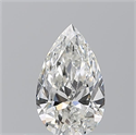 Natural Diamond 0.50 Carats, Pear with  Cut, G Color, SI1 Clarity and Certified by GIA