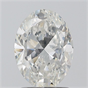 Diamante Natural 1.50 quilates, Ovalado , Color H, claridad SI2 y certificado GIA