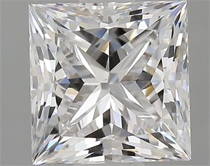Picture of Natural Diamond 1.00 Carats, Princess with  Cut, D Color, VS1 Clarity and Certified by GIA
