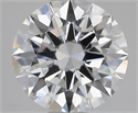Lab Grown Diamond 1.55 Carats, Round with Excellent Cut, D Color, VS1 Clarity and Certified by IGI