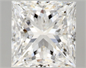 Natural Diamond 1.51 Carats, Princess with  Cut, E Color, SI2 Clarity and Certified by GIA