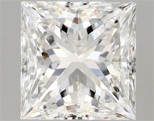 Foto Diamante Natural 1.51 quilates, Princesa , Color E, claridad SI2 y certificado GIA de