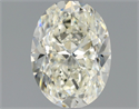 Natural Diamond 1.01 Carats, Oval with  Cut, J Color, VS1 Clarity and Certified by GIA