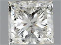 Natural Diamond 1.01 Carats, Princess with  Cut, H Color, SI2 Clarity and Certified by HRD