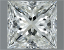 Natural Diamond 1.00 Carats, Princess with  Cut, I Color, IF Clarity and Certified by IGI