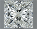 Natural Diamond 1.00 Carats, Princess with  Cut, I Color, IF Clarity and Certified by IGI