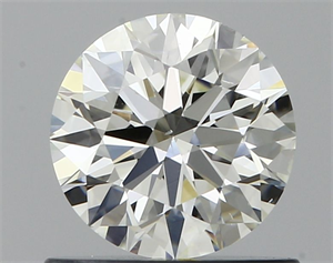 Picture of Natural Diamond 0.70 Carats, Round with Excellent Cut, J Color, SI1 Clarity and Certified by GIA