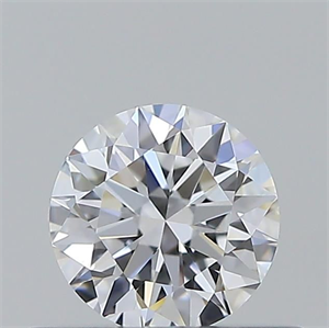 Picture of Natural Diamond 0.41 Carats, Round with Excellent Cut, E Color, VVS2 Clarity and Certified by GIA