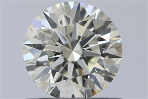 Picture of Natural Diamond 0.58 Carats, Round with Excellent Cut, L Color, VVS1 Clarity and Certified by GIA