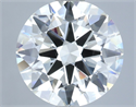 Natural Diamond 3.73 Carats, Round with Excellent Cut, J Color, SI1 Clarity and Certified by IGI