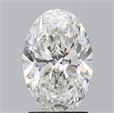 Diamante Natural 2.01 quilates, Ovalado , Color F, claridad SI2 y certificado GIA