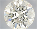 Natural Diamond 0.75 Carats, Round with Excellent Cut, K Color, VS1 Clarity and Certified by IGI