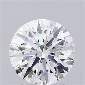 Picture of Lab Grown Diamond 2.00 Carats, Round with Ideal Cut, D Color, IF Clarity and Certified by IGI