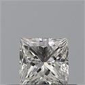 Diamante Natural 0.34 quilates, Princesa , Color G, claridad VVS1 y certificado GIA