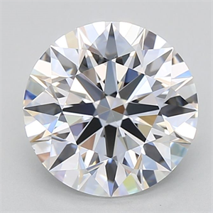 Picture of Lab Grown Diamond 3.00 Carats, Round with Excellent Cut, D Color, VVS2 Clarity and Certified by GIA
