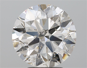Picture of Natural Diamond 4.09 Carats, Round with Excellent Cut, I Color, SI2 Clarity and Certified by IGI