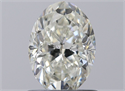 Natural Diamond 0.80 Carats, Oval with  Cut, J Color, SI1 Clarity and Certified by GIA