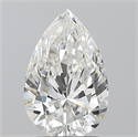 Diamante Natural 2.01 quilates, De pera , Color H, claridad SI2 y certificado GIA