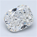 Diamante Natural 5.14 quilates, Del cojín , Color H, claridad VVS2 y certificado GIA
