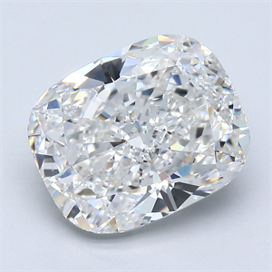 Foto Diamante Natural 5.14 quilates, Del cojín , Color H, claridad VVS2 y certificado GIA de