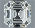 Natural Diamond 1.05 Carats, Asscher with  Cut, I Color, VS2 Clarity and Certified by IGI