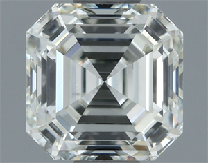 Picture of Natural Diamond 1.05 Carats, Asscher with  Cut, I Color, VS2 Clarity and Certified by IGI