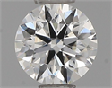 Natural Diamond 0.40 Carats, Round with Very Good Cut, D Color, VS2 Clarity and Certified by GIA
