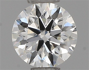 Picture of Natural Diamond 0.40 Carats, Round with Very Good Cut, D Color, VS2 Clarity and Certified by GIA