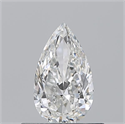 Natural Diamond 0.50 Carats, Pear with  Cut, G Color, VVS1 Clarity and Certified by GIA