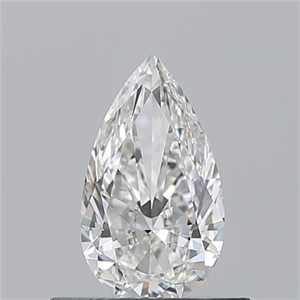 Picture of Natural Diamond 0.50 Carats, Pear with  Cut, G Color, VVS1 Clarity and Certified by GIA