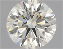 Natural Diamond 0.87 Carats, Round with Excellent Cut, L Color, VVS2 Clarity and Certified by GIA