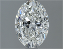 Natural Diamond 1.00 Carats, Oval with  Cut, G Color, SI1 Clarity and Certified by GIA
