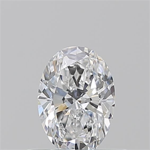 Picture of Natural Diamond 0.50 Carats, Oval with  Cut, D Color, VVS2 Clarity and Certified by GIA