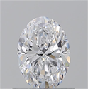 Diamante Natural 0.71 quilates, Ovalado , Color D, claridad SI1 y certificado GIA