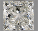 Natural Diamond 1.20 Carats, Princess with  Cut, J Color, VVS2 Clarity and Certified by GIA