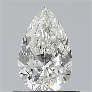 Picture of Natural Diamond 0.60 Carats, Pear with  Cut, H Color, VS1 Clarity and Certified by GIA
