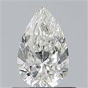 Natural Diamond 0.60 Carats, Pear with  Cut, H Color, VS1 Clarity and Certified by GIA