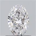Diamante Natural 0.61 quilates, Ovalado , Color D, claridad VS1 y certificado GIA
