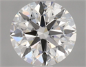 Natural Diamond 0.71 Carats, Round with Excellent Cut, G Color, VVS1 Clarity and Certified by GIA