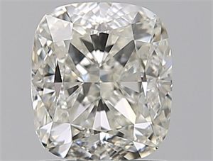 Foto Diamante Natural 1.51 quilates, Del cojín , Color G, claridad VS1 y certificado HRD de