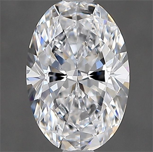 Picture of Natural Diamond 0.70 Carats, Oval with  Cut, D Color, VS2 Clarity and Certified by GIA