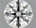 Natural Diamond 0.91 Carats, Round with Excellent Cut, H Color, SI1 Clarity and Certified by GIA