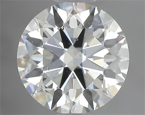 Picture of Natural Diamond 1.07 Carats, Round with Excellent Cut, J Color, SI2 Clarity and Certified by GIA