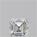 Diamante Natural 0.50 quilates, Asscher , Color I, claridad VVS2 y certificado GIA