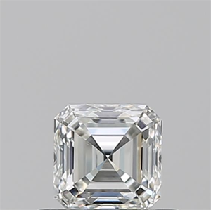 Foto Diamante Natural 0.50 quilates, Asscher , Color I, claridad VVS2 y certificado GIA de