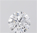 Lab Grown Diamond 1.05 Carats, Round with Ideal Cut, D Color, VVS1 Clarity and Certified by IGI