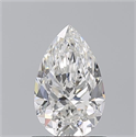 Natural Diamond 1.01 Carats, Pear with  Cut, F Color, VS2 Clarity and Certified by GIA