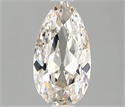 Natural Diamond 1.01 Carats, Pear with  Cut, I Color, VVS2 Clarity and Certified by IGI